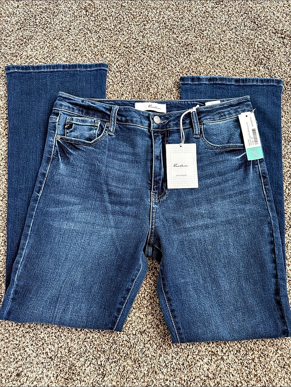Kancan flare jeans in Blue Waist 10 NWT